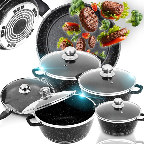 Tlg topfset kochset gas - 12-tlg,