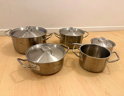 Fissler edelstahl topfset - edelstahl,