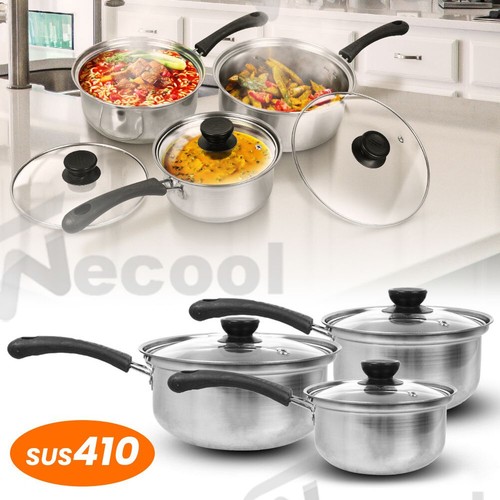 Edelstahl induktion topfset - edelstahl,