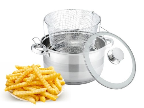 Liter frittier topf teilig - 6,